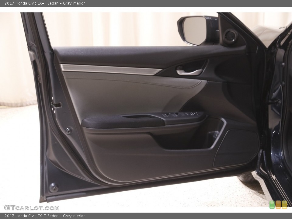 Gray Interior Door Panel for the 2017 Honda Civic EX-T Sedan #144314793