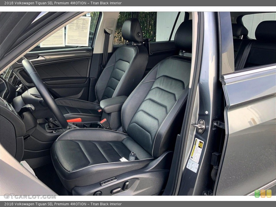 Titan Black Interior Front Seat for the 2018 Volkswagen Tiguan SEL Premium 4MOTION #144316821