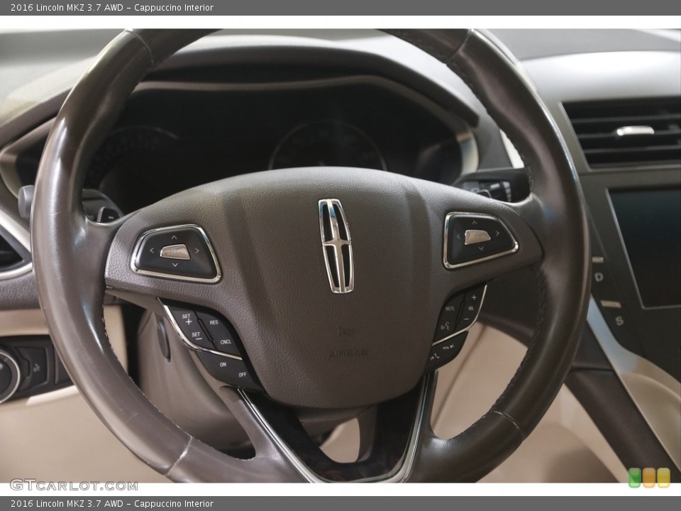 Cappuccino Interior Steering Wheel for the 2016 Lincoln MKZ 3.7 AWD #144317703