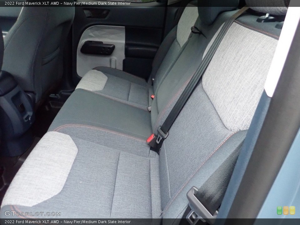 Navy Pier/Medium Dark Slate Interior Rear Seat for the 2022 Ford Maverick XLT AWD #144321463