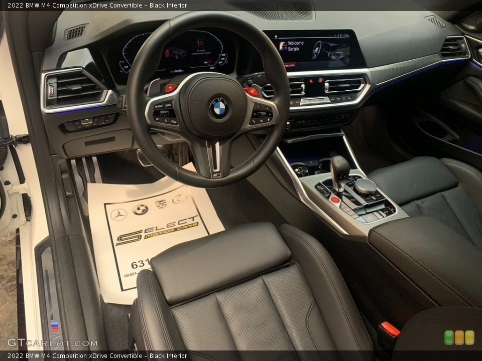 Black Interior Photo for the 2022 BMW M4 Competition xDrive Convertible #144322486