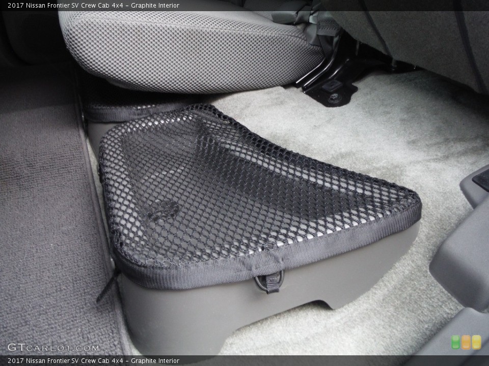 Graphite Interior Rear Seat for the 2017 Nissan Frontier SV Crew Cab 4x4 #144324400