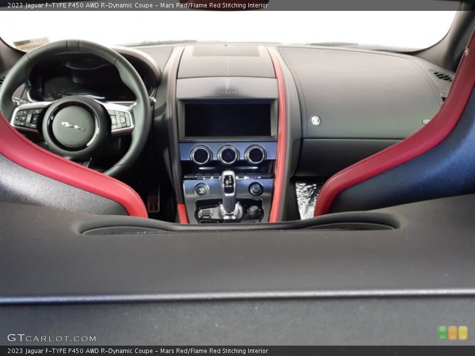 Mars Red/Flame Red Stitching Interior Dashboard for the 2023 Jaguar F-TYPE P450 AWD R-Dynamic Coupe #144325216