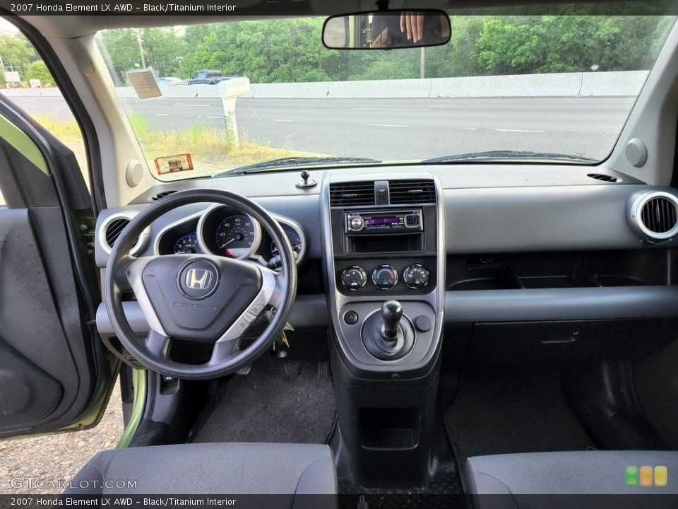 Black/Titanium Interior Dashboard for the 2007 Honda Element LX AWD #144325324