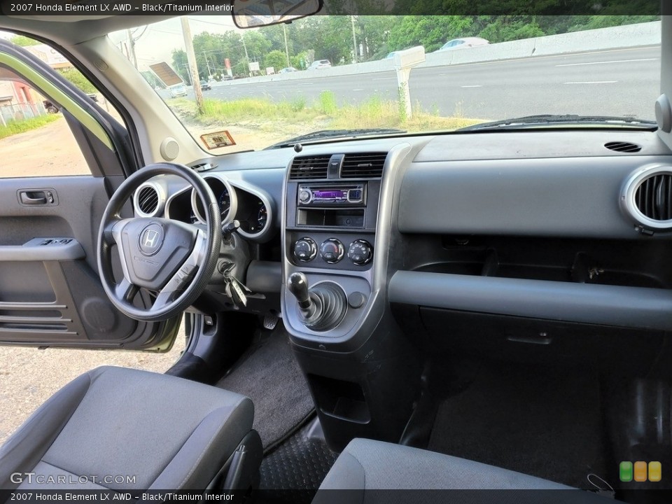 Black/Titanium Interior Dashboard for the 2007 Honda Element LX AWD #144325354