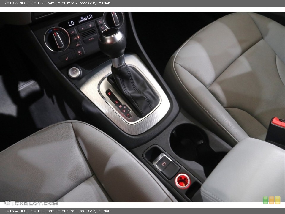 Rock Gray Interior Transmission for the 2018 Audi Q3 2.0 TFSI Premium quattro #144325489