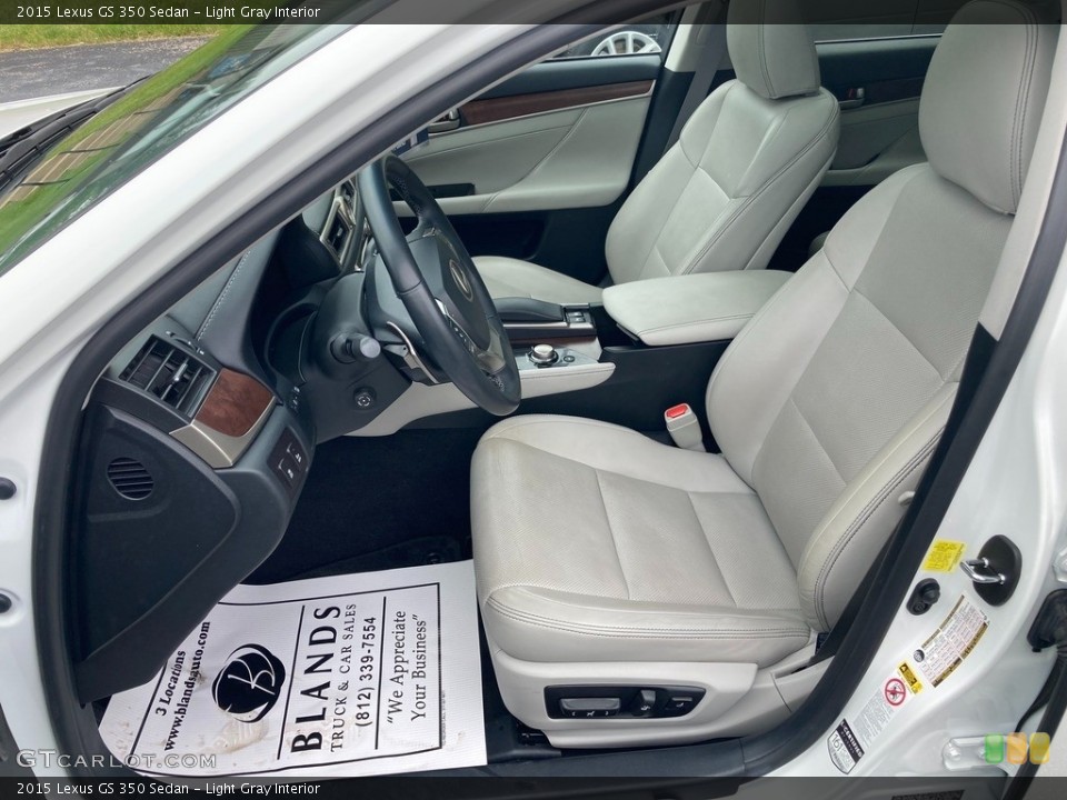 Light Gray Interior Front Seat for the 2015 Lexus GS 350 Sedan #144326989