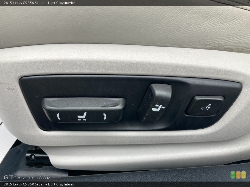 Light Gray Interior Front Seat for the 2015 Lexus GS 350 Sedan #144327013