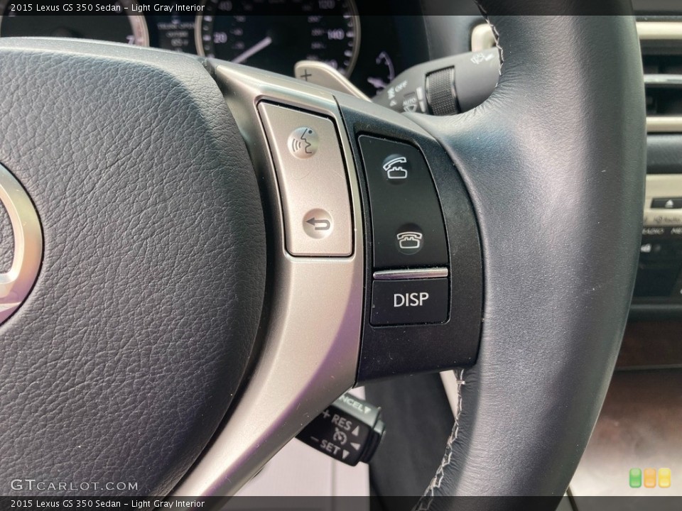 Light Gray Interior Steering Wheel for the 2015 Lexus GS 350 Sedan #144327115
