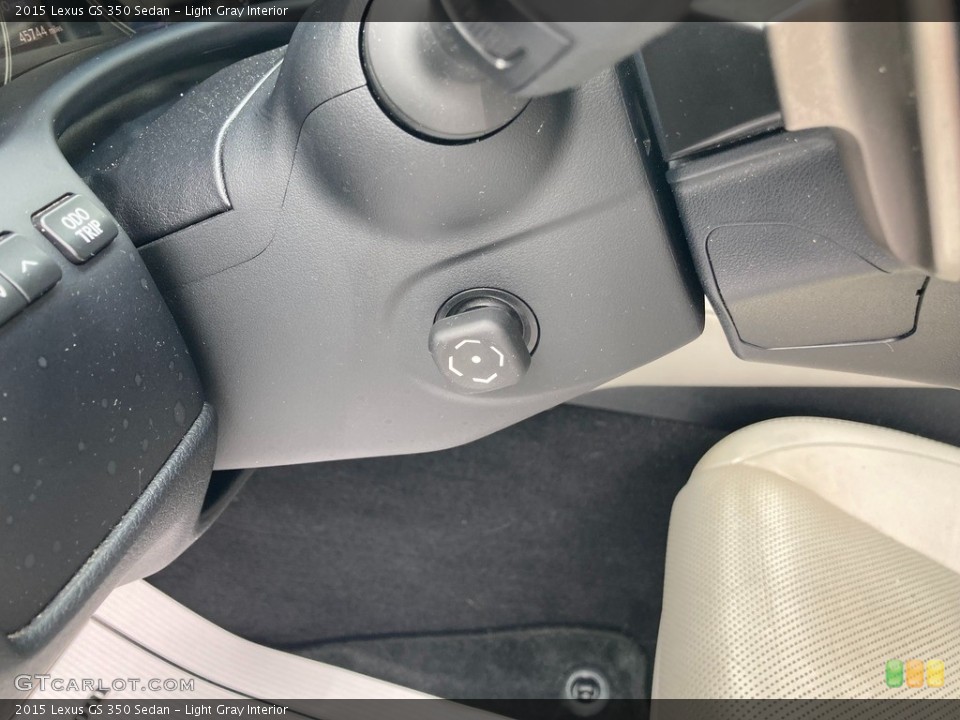 Light Gray Interior Steering Wheel for the 2015 Lexus GS 350 Sedan #144327305