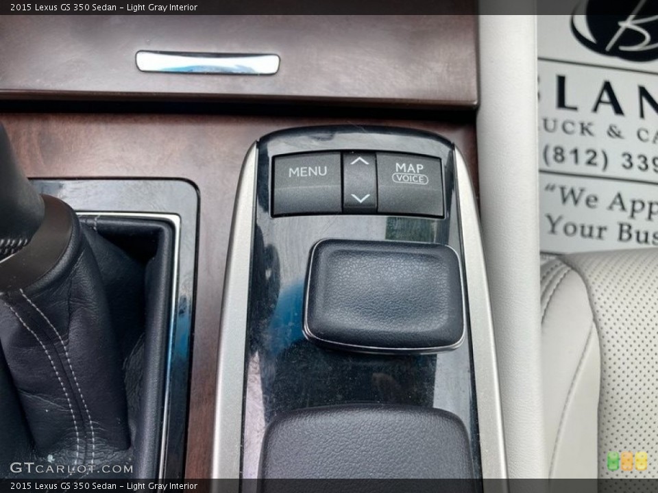 Light Gray Interior Controls for the 2015 Lexus GS 350 Sedan #144327769