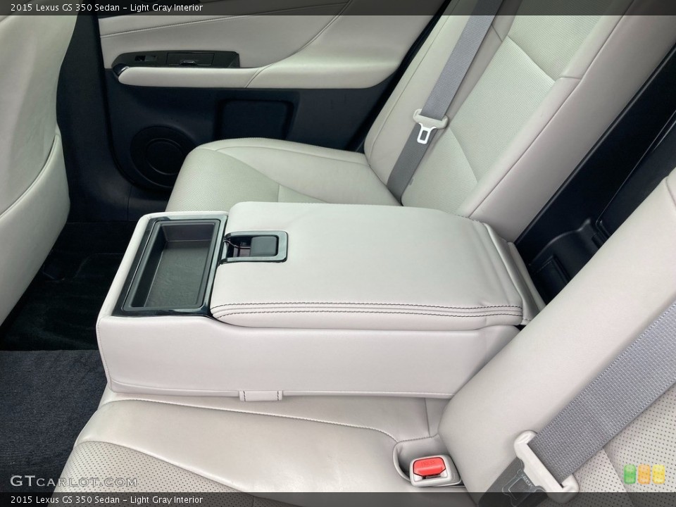 Light Gray Interior Rear Seat for the 2015 Lexus GS 350 Sedan #144327940