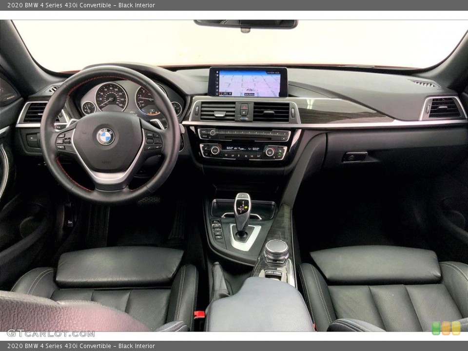 Black Interior Dashboard for the 2020 BMW 4 Series 430i Convertible #144328081