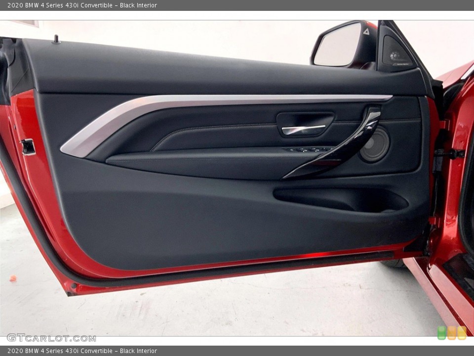 Black Interior Door Panel for the 2020 BMW 4 Series 430i Convertible #144328375