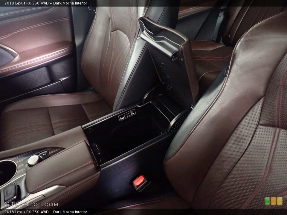 Dark Mocha Interior Front Seat for the 2018 Lexus RX 350 AWD #144329872