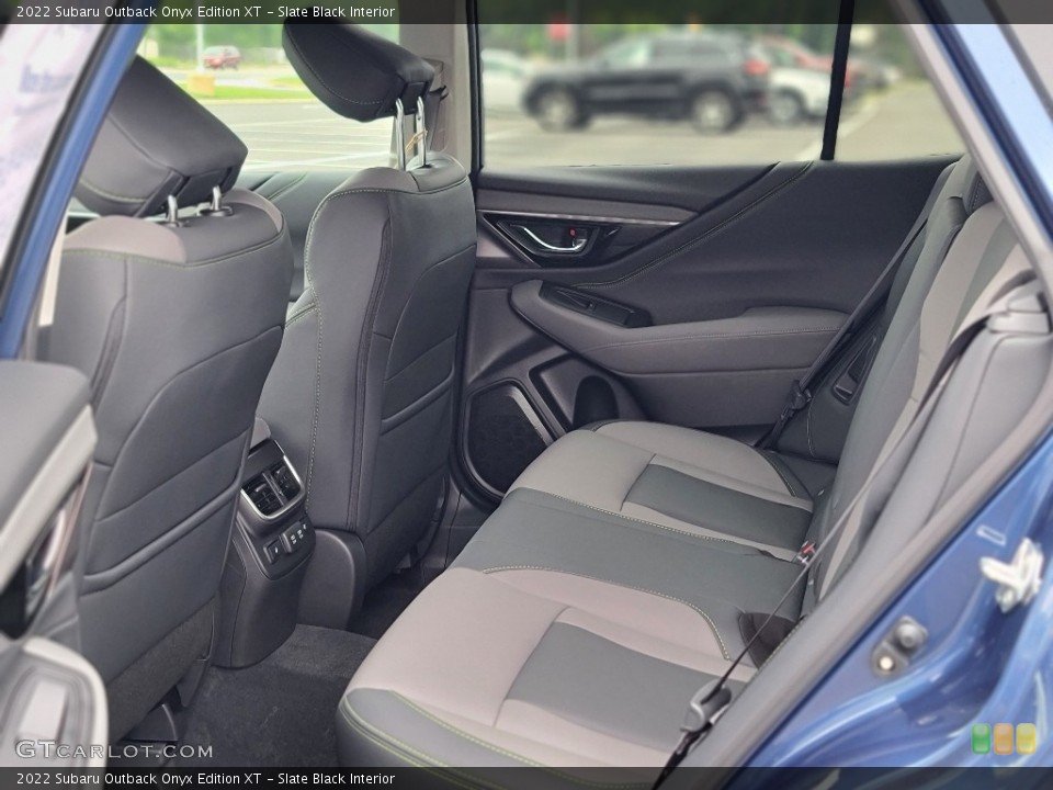Slate Black Interior Rear Seat for the 2022 Subaru Outback Onyx Edition XT #144330112