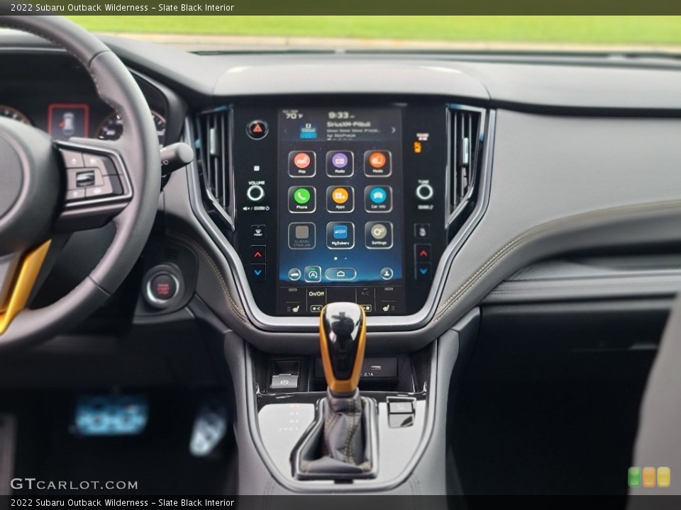 Slate Black Interior Dashboard for the 2022 Subaru Outback Wilderness #144330423