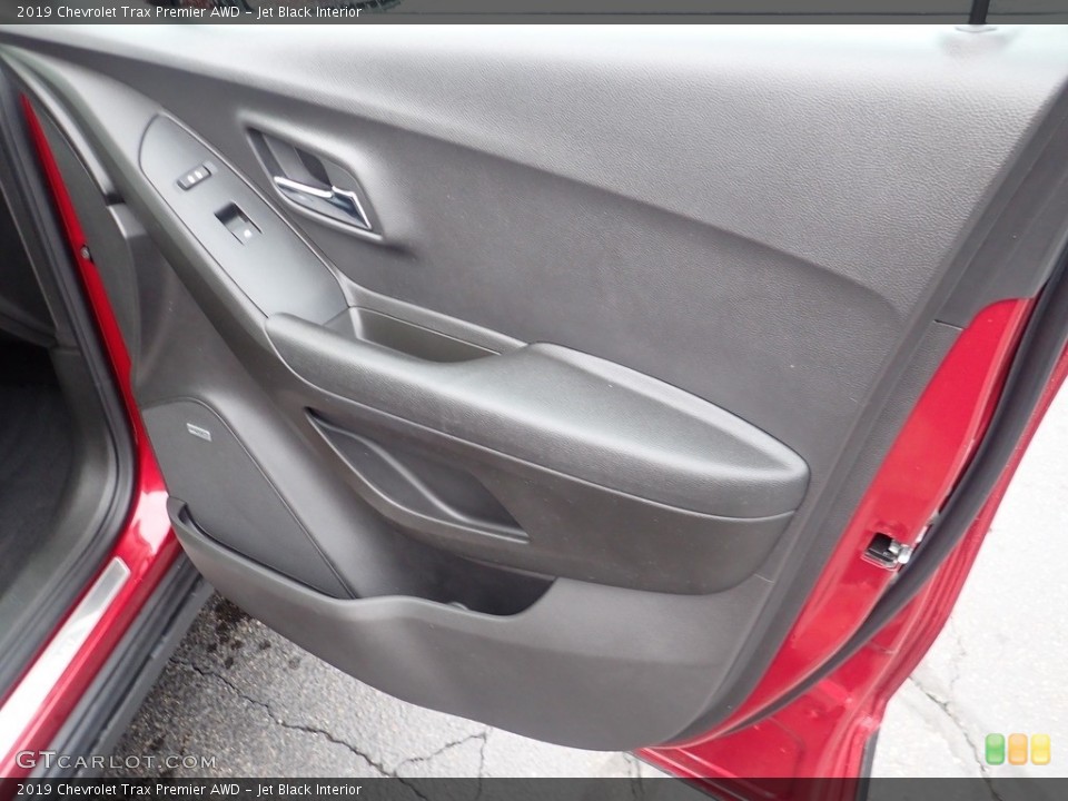 Jet Black Interior Door Panel for the 2019 Chevrolet Trax Premier AWD #144330451