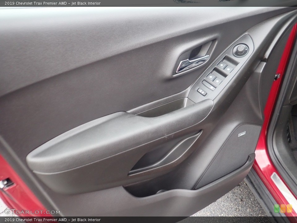 Jet Black Interior Door Panel for the 2019 Chevrolet Trax Premier AWD #144330604