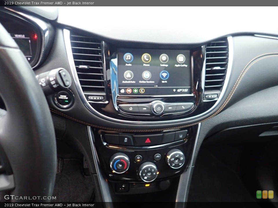 Jet Black Interior Controls for the 2019 Chevrolet Trax Premier AWD #144330661