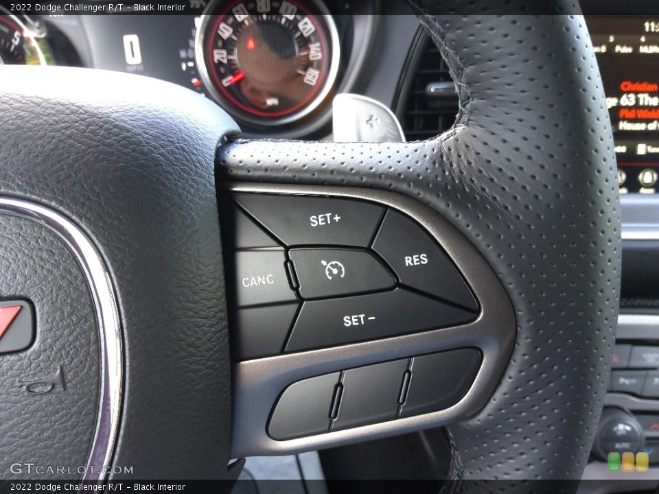 Black Interior Steering Wheel for the 2022 Dodge Challenger R/T #144332470