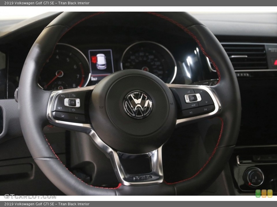 Titan Black Interior Steering Wheel for the 2019 Volkswagen Golf GTI SE #144332728