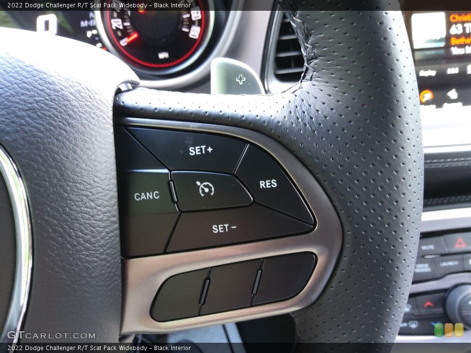 Black Interior Steering Wheel for the 2022 Dodge Challenger R/T Scat Pack Widebody #144334219