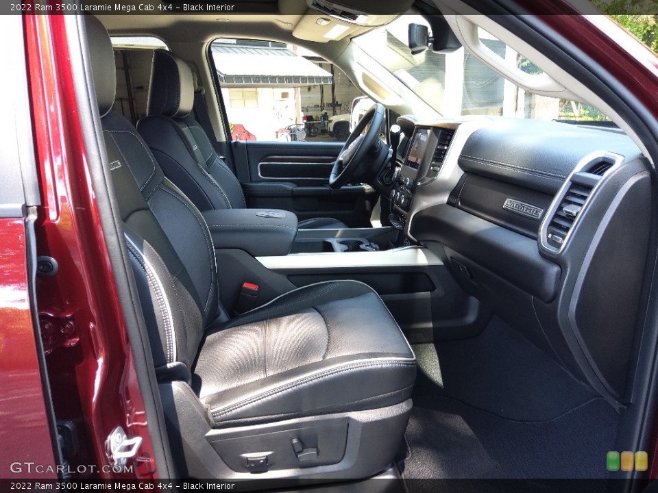 Black Interior Front Seat for the 2022 Ram 3500 Laramie Mega Cab 4x4 #144336367