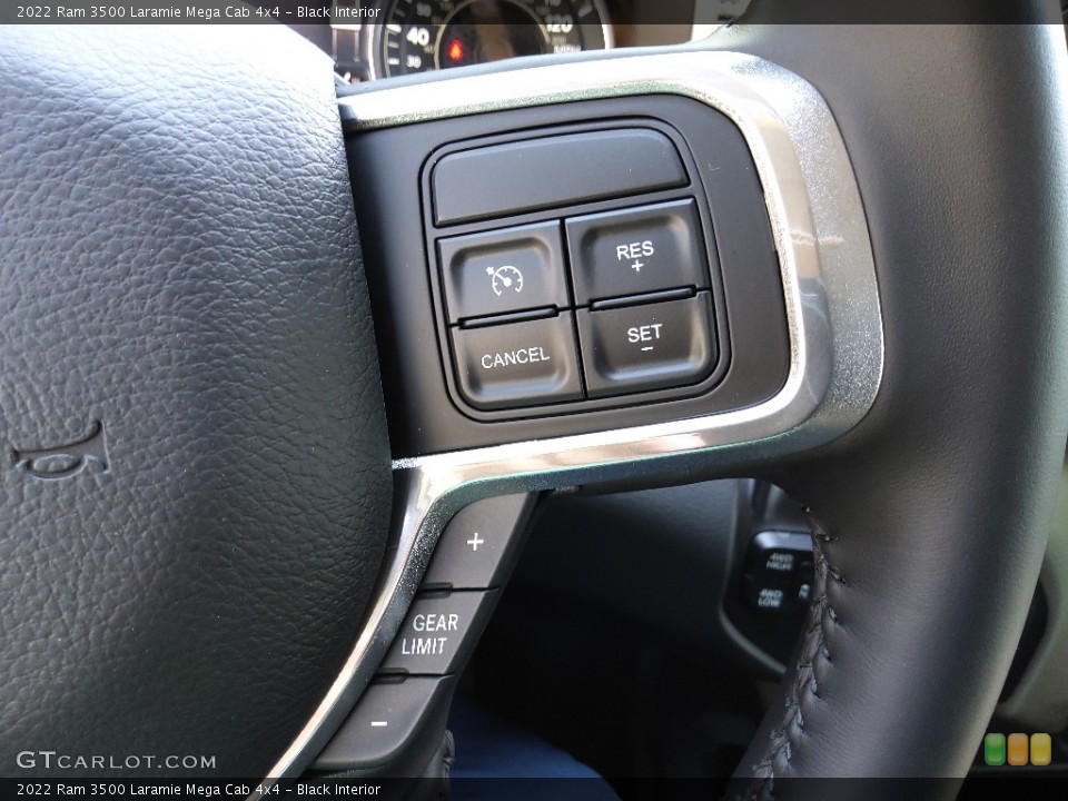 Black Interior Steering Wheel for the 2022 Ram 3500 Laramie Mega Cab 4x4 #144336433