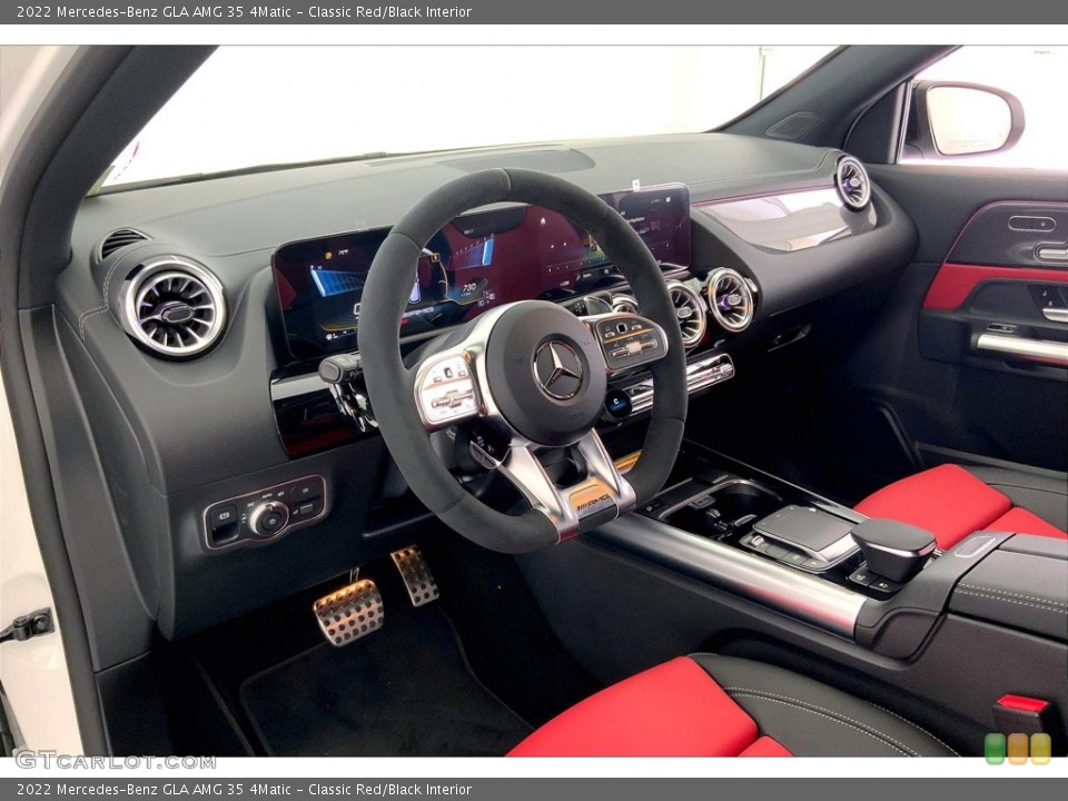 Classic Red/Black Interior Dashboard for the 2022 Mercedes-Benz GLA AMG 35 4Matic #144337588