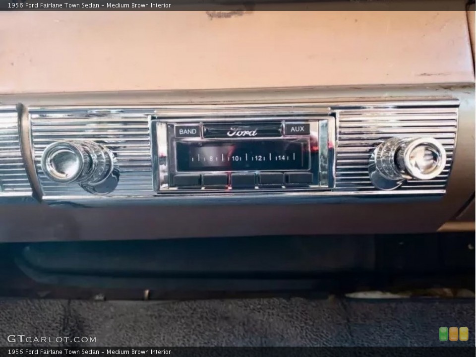 Medium Brown Interior Audio System for the 1956 Ford Fairlane Town Sedan #144338785