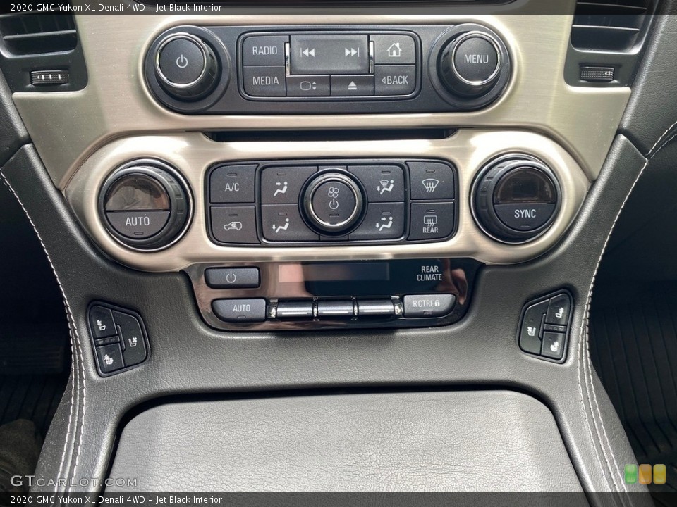 Jet Black Interior Controls for the 2020 GMC Yukon XL Denali 4WD #144340027