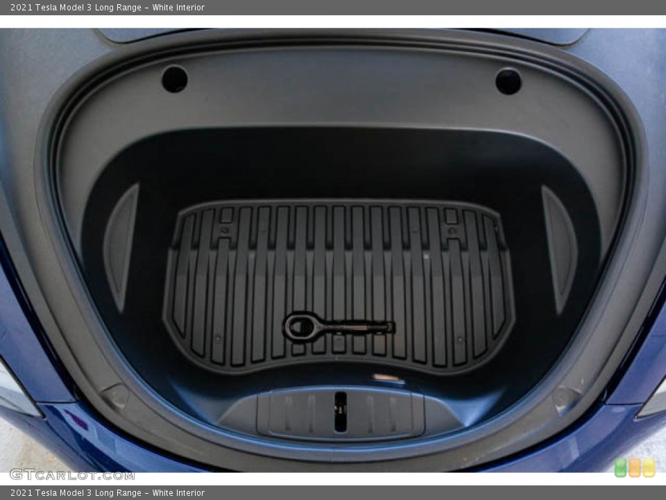 White Interior Trunk for the 2021 Tesla Model 3 Long Range #144340489