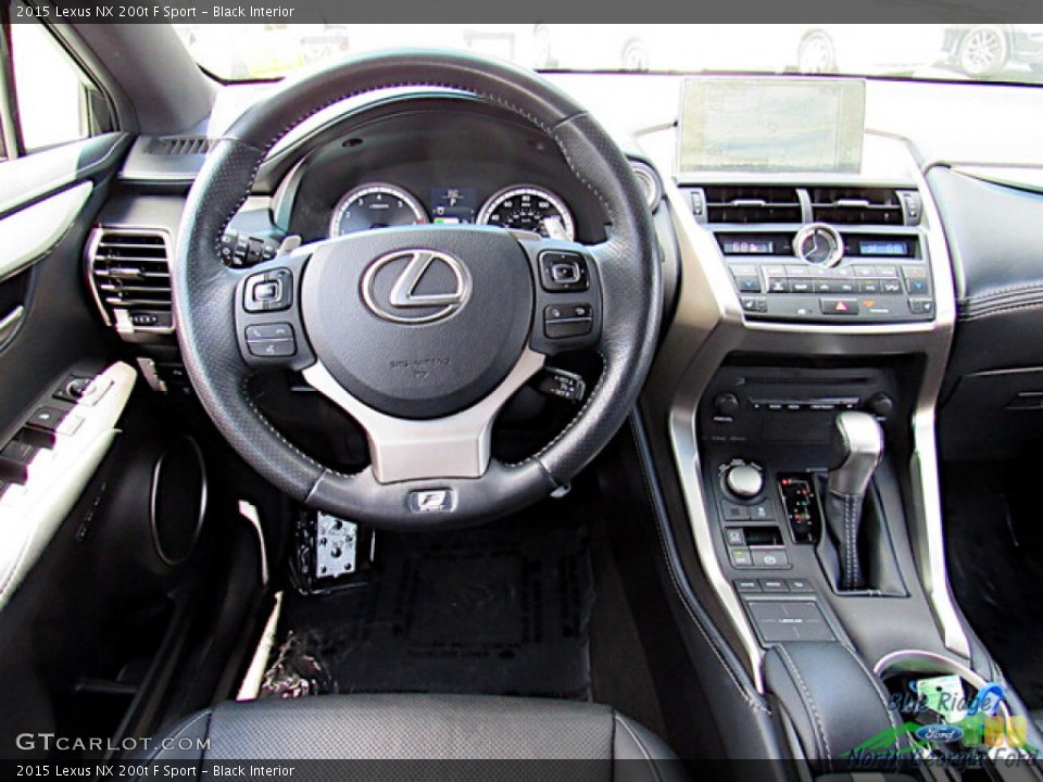 Black Interior Dashboard for the 2015 Lexus NX 200t F Sport #144341041