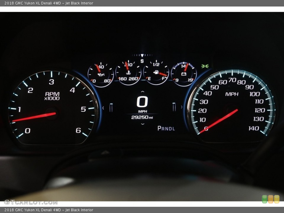 Jet Black Interior Gauges for the 2018 GMC Yukon XL Denali 4WD #144341338