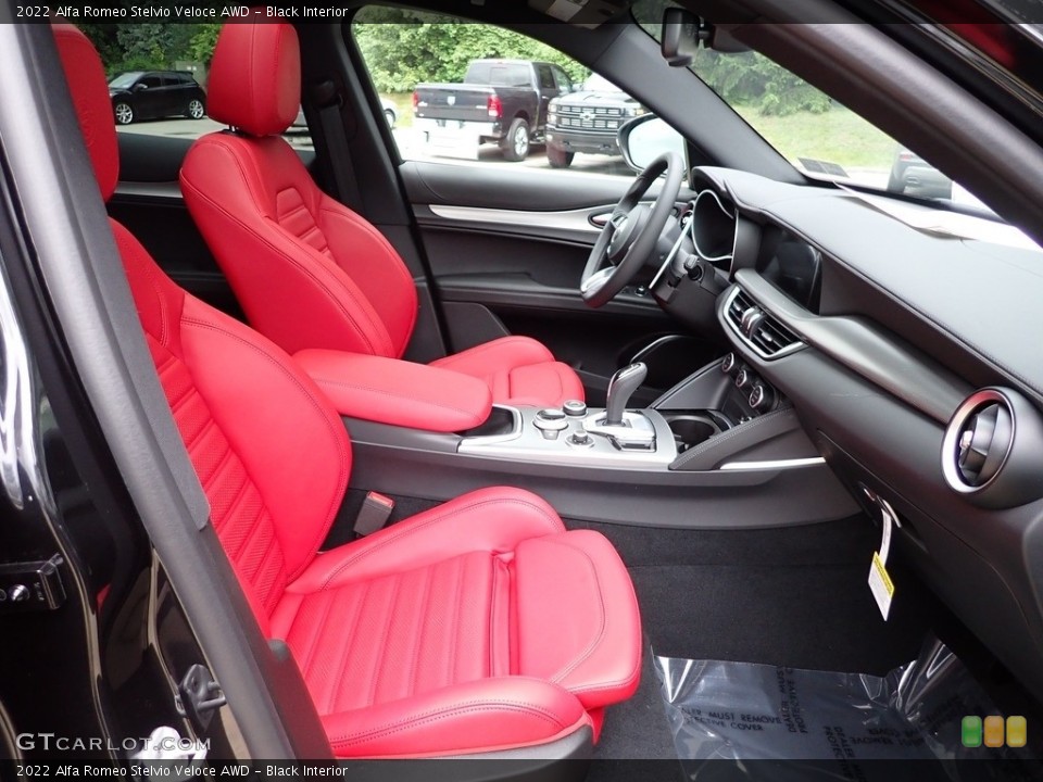 Black Interior Photo for the 2022 Alfa Romeo Stelvio Veloce AWD #144341779