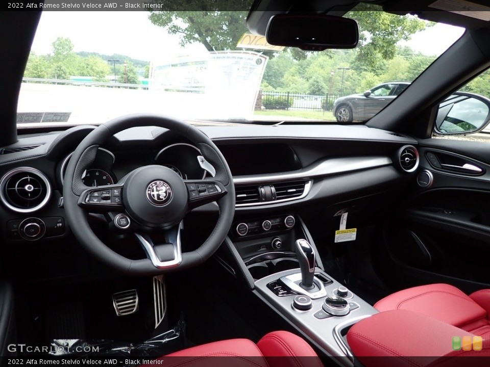 Black Interior Dashboard for the 2022 Alfa Romeo Stelvio Veloce AWD #144341827