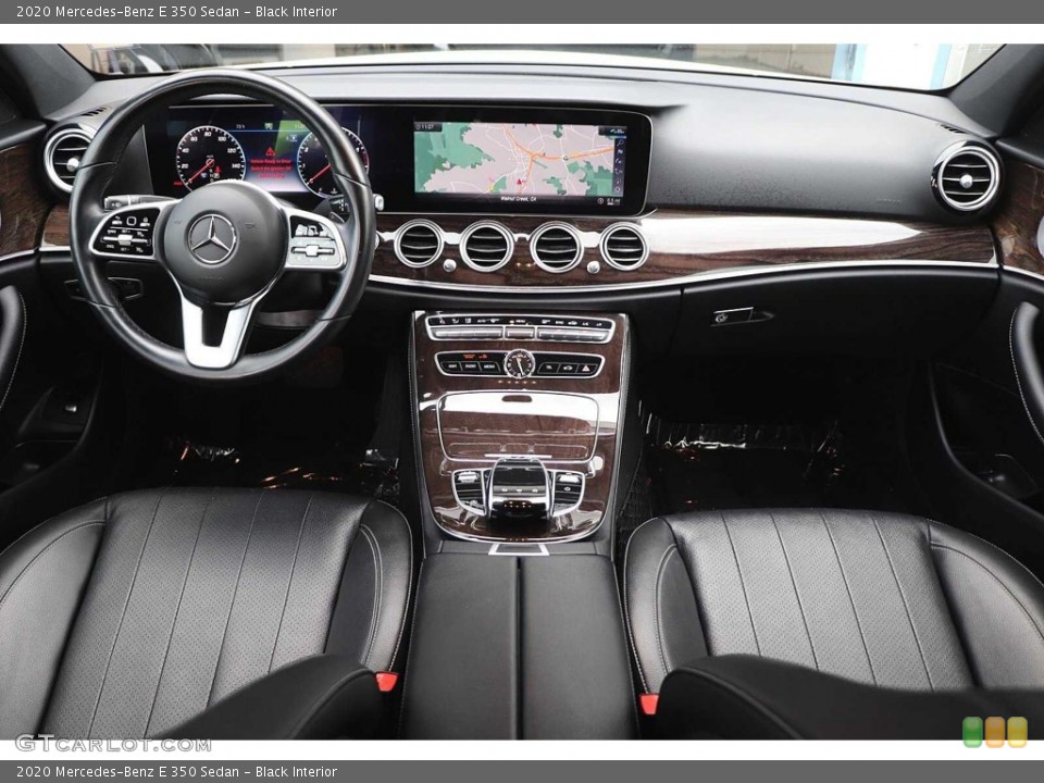 Black Interior Dashboard for the 2020 Mercedes-Benz E 350 Sedan #144348490