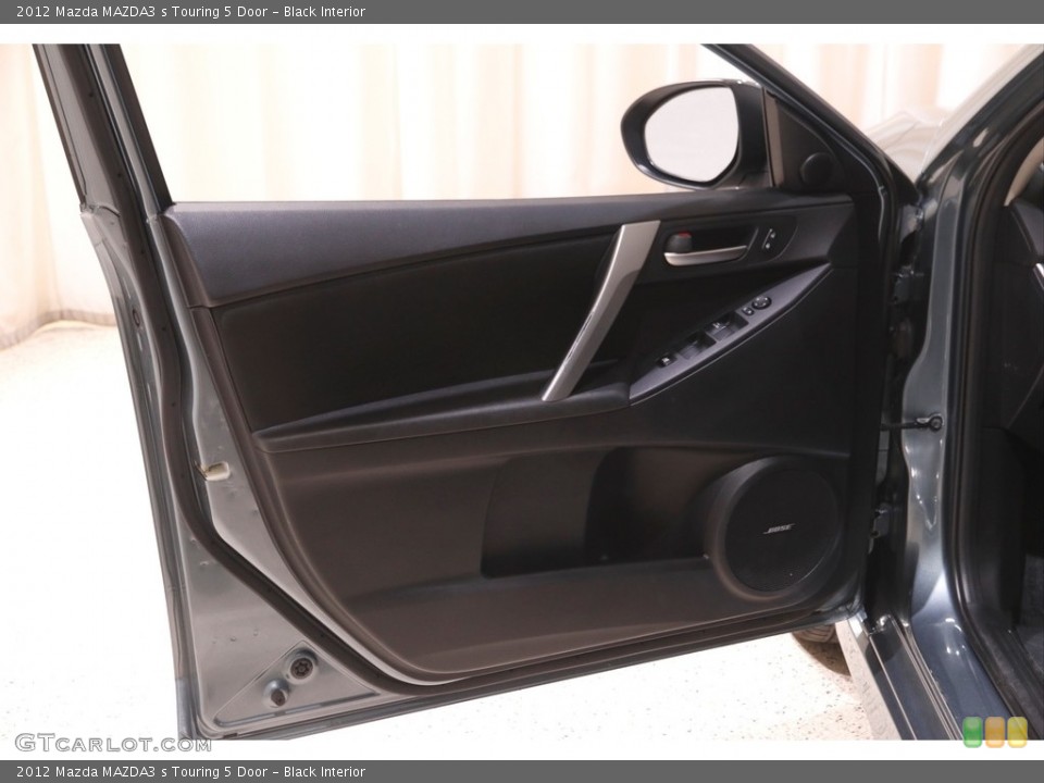 Black Interior Door Panel for the 2012 Mazda MAZDA3 s Touring 5 Door #144349573
