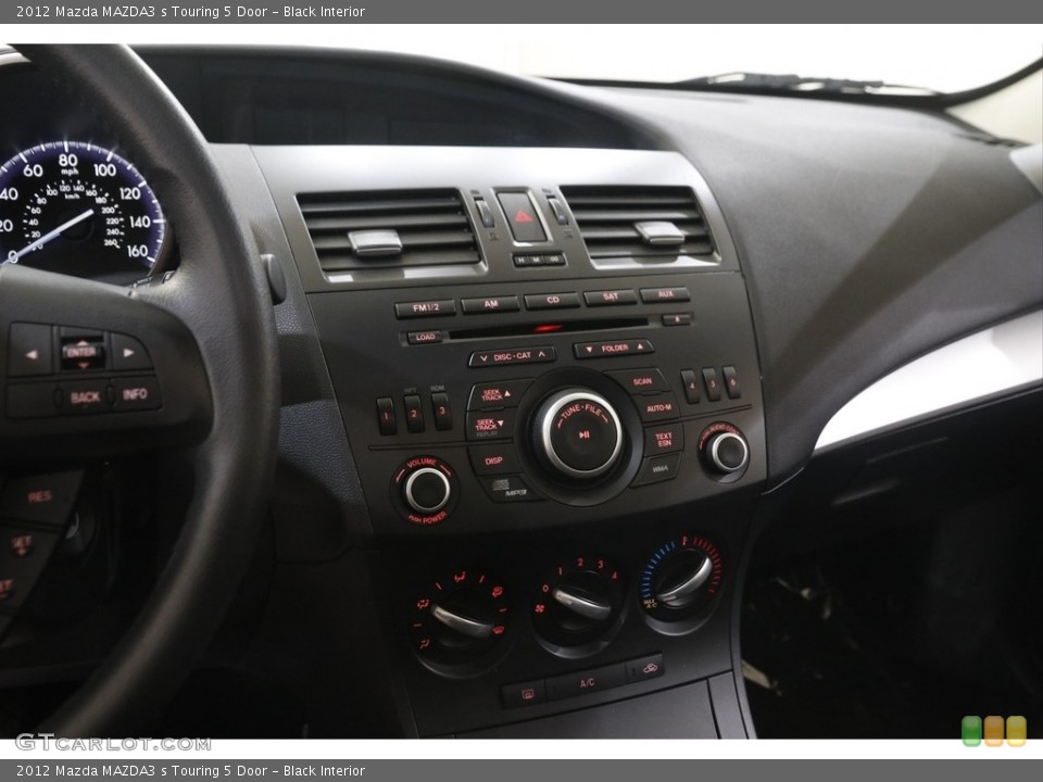 Black Interior Controls for the 2012 Mazda MAZDA3 s Touring 5 Door #144349651