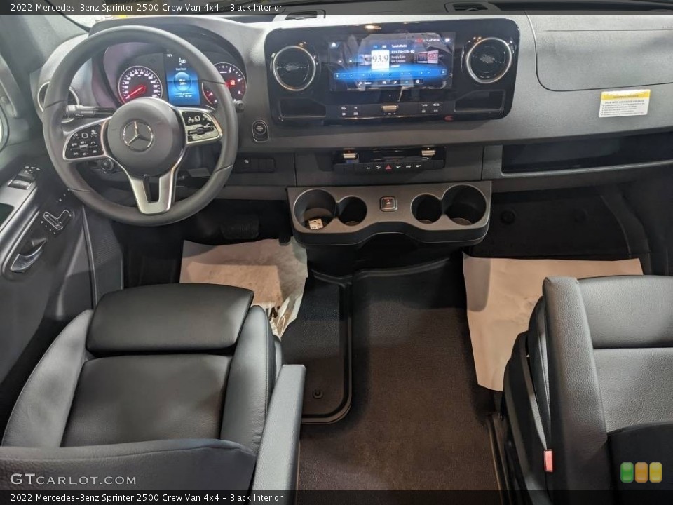 Black Interior Photo for the 2022 Mercedes-Benz Sprinter 2500 Crew Van 4x4 #144351590