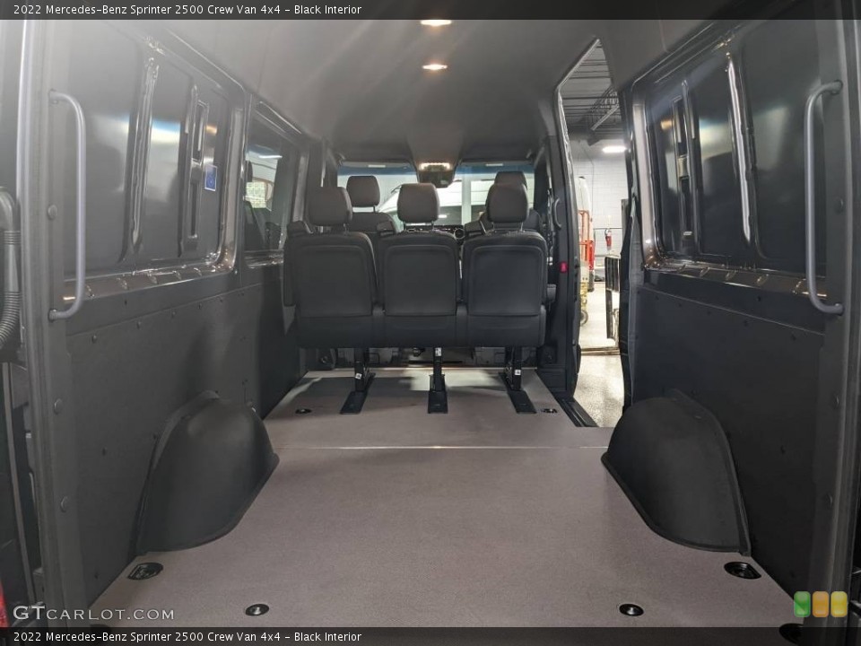 Black Interior Rear Seat for the 2022 Mercedes-Benz Sprinter 2500 Crew Van 4x4 #144351626
