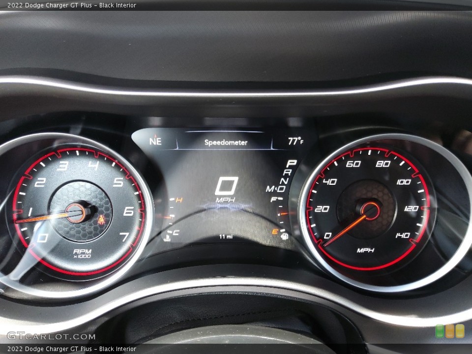 Black Interior Gauges for the 2022 Dodge Charger GT Plus #144352211