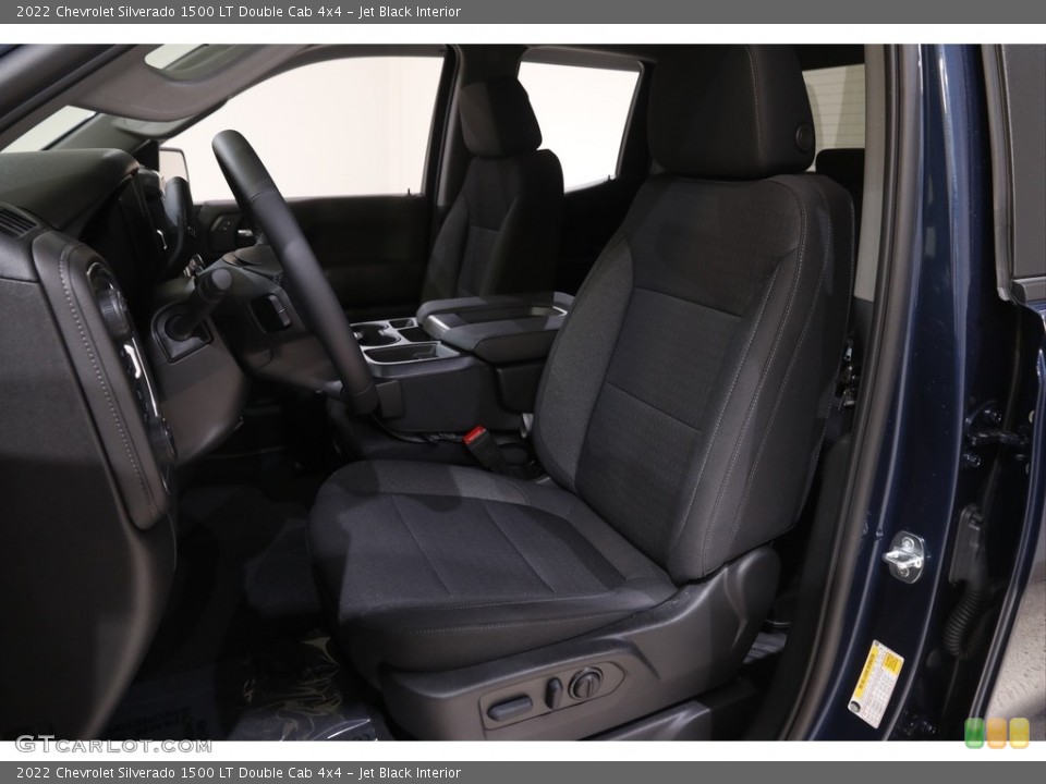 Jet Black Interior Front Seat for the 2022 Chevrolet Silverado 1500 LT Double Cab 4x4 #144354287
