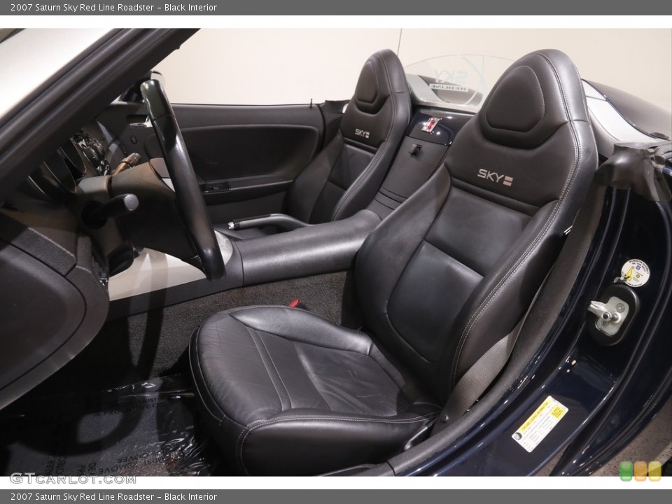 Black Interior Front Seat for the 2007 Saturn Sky Red Line Roadster #144355542