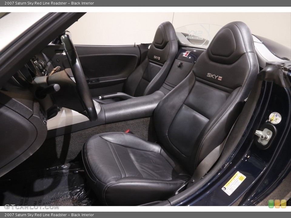 Black 2007 Saturn Sky Interiors