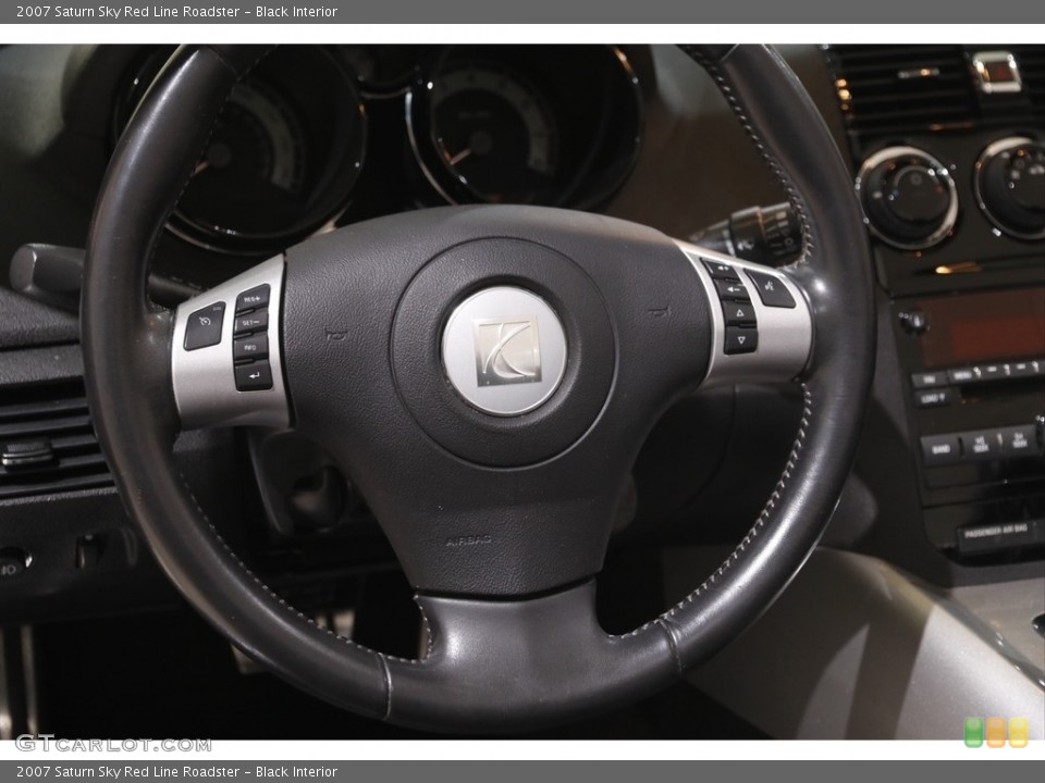Black Interior Steering Wheel for the 2007 Saturn Sky Red Line Roadster #144355572