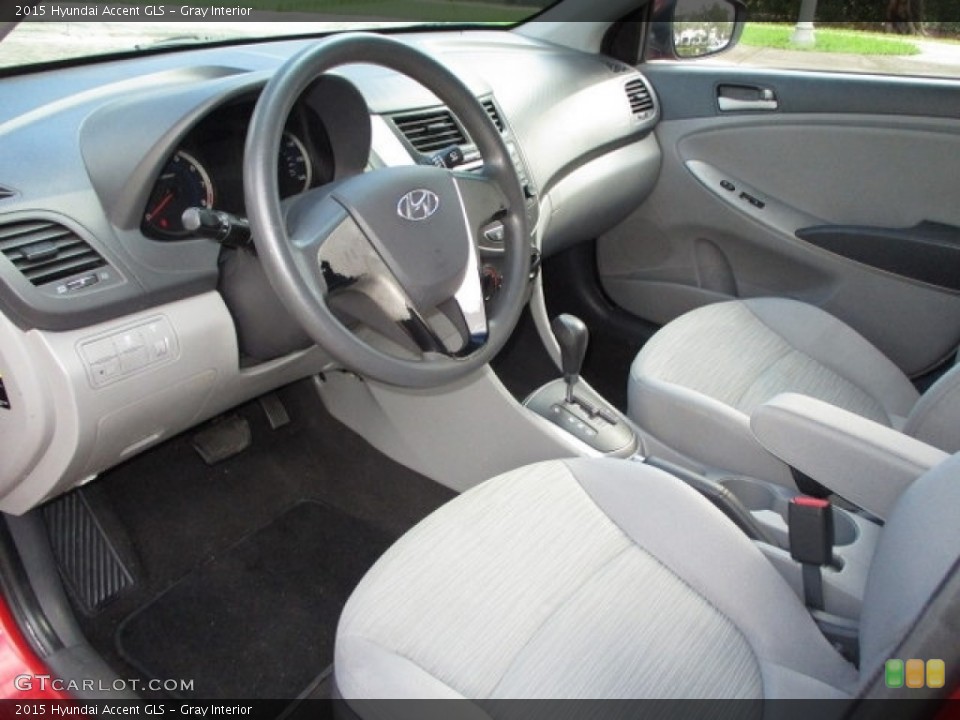 Gray Interior Photo for the 2015 Hyundai Accent GLS #144356187