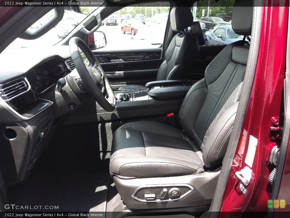 Global Black Interior Front Seat for the 2022 Jeep Wagoneer Series I 4x4 #144356349