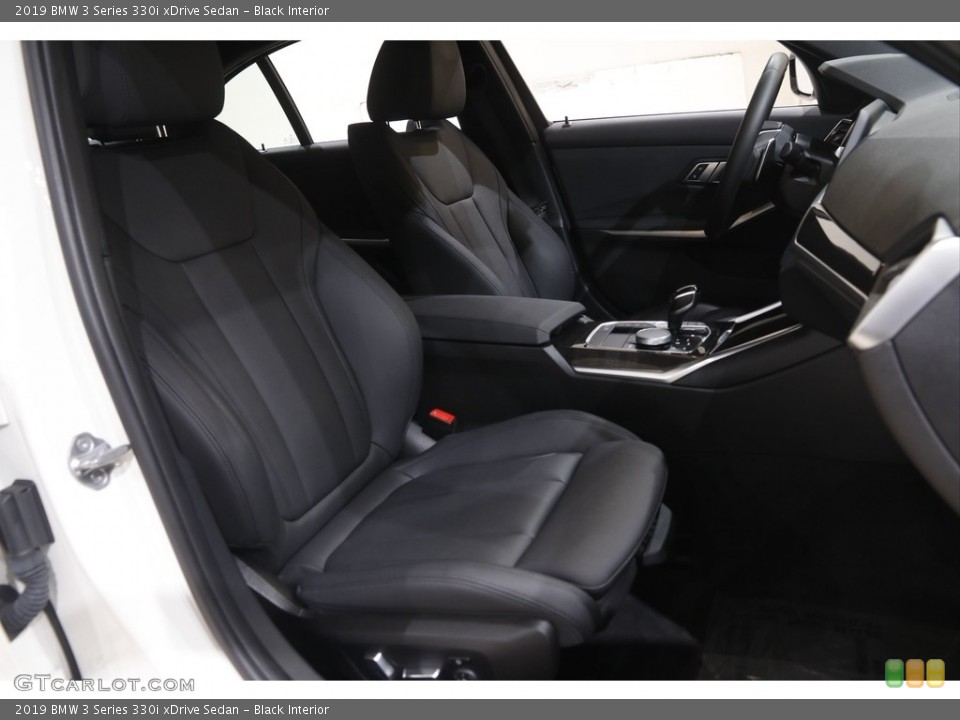 Black Interior Front Seat for the 2019 BMW 3 Series 330i xDrive Sedan #144356433